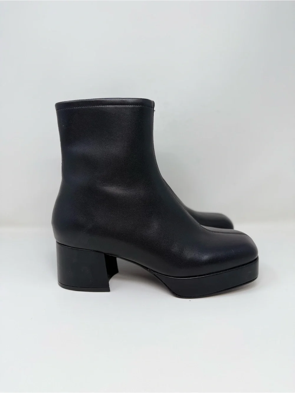 Jeffrey Campbell Capacity Platform Bootie Black Sz 8.5